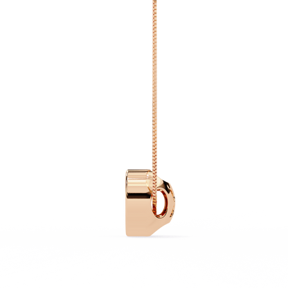 Dewdrop Light – Round Lab Diamond Petite Pendant