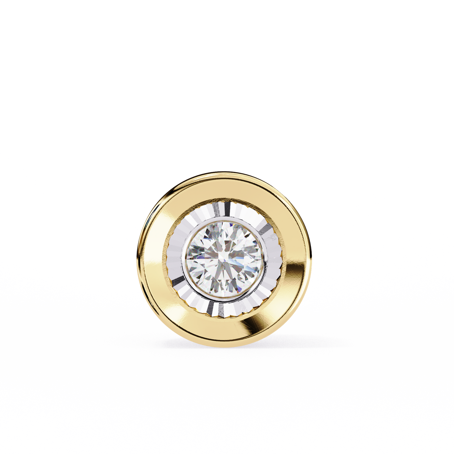 Dewdrop Light – Round Lab Diamond Petite Pendant