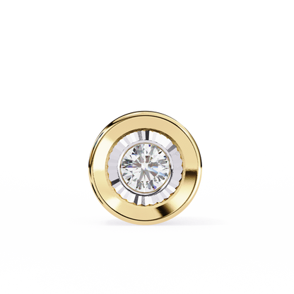 Dewdrop Light – Round Lab Diamond Petite Pendant