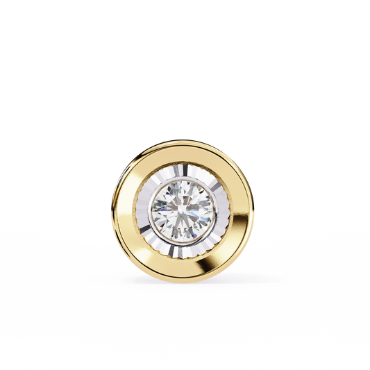 Dewdrop Light – Round Diamond Petite Pendant