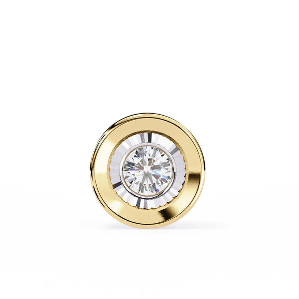 Dewdrop Light – Round Diamond Petite Pendant