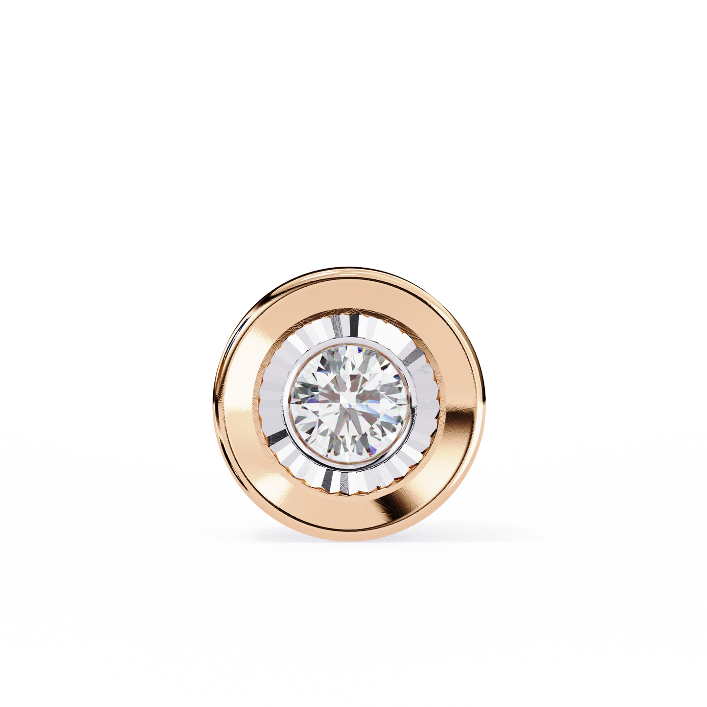 Dewdrop Light – Round Lab Diamond Petite Pendant