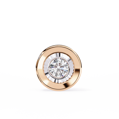 Dewdrop Light – Round Lab Diamond Petite Pendant