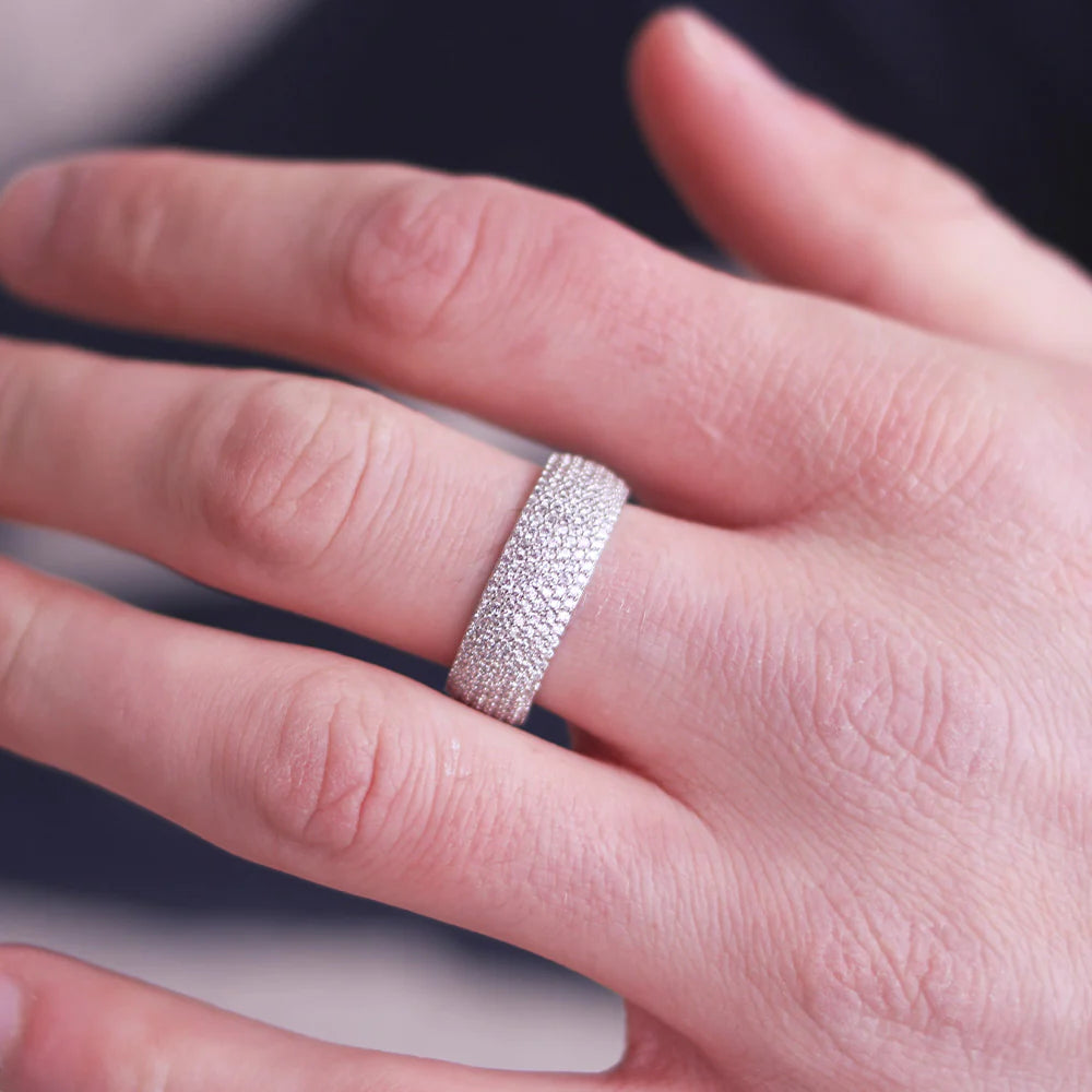 7 LAYER ETERNITY RING