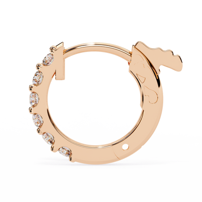 Startrail – Round Lab Diamond Line Stud Earrings