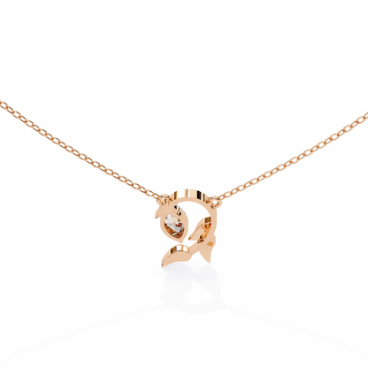 Leaflight – Marquise Lab Diamond Leaf Necklace