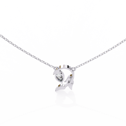 Leaflight – Marquise Lab Diamond Leaf Necklace