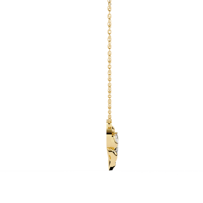 Leaflight – Marquise Lab Diamond Leaf Necklace