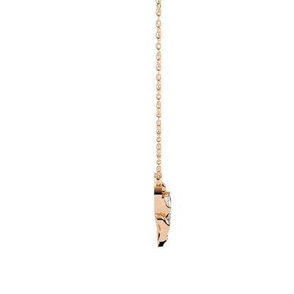 Leaflight – Marquise Lab Diamond Leaf Necklace