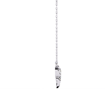 Leaflight – Marquise Lab Diamond Leaf Necklace