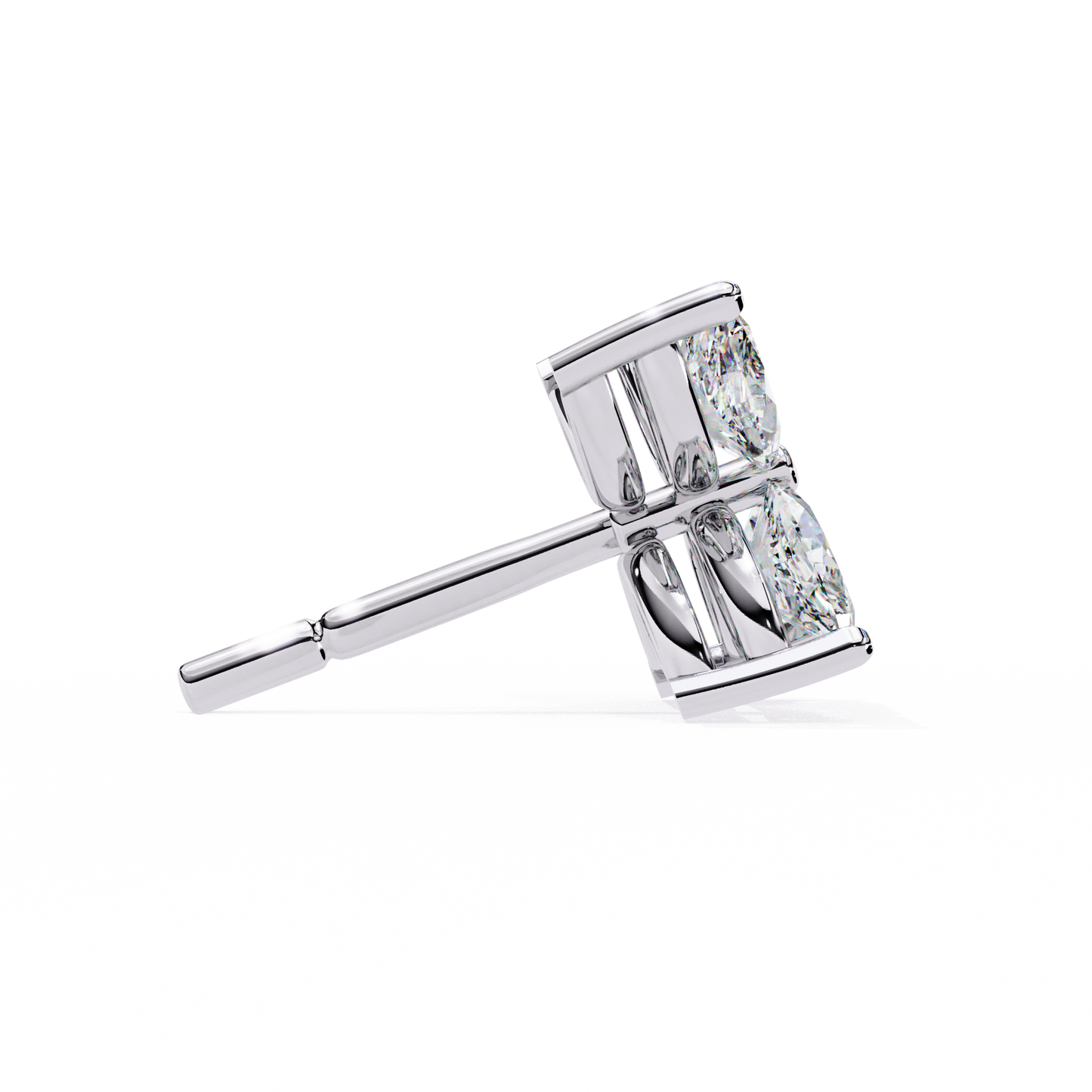 Marquise Mist – Lab Diamond Minimal Earrings