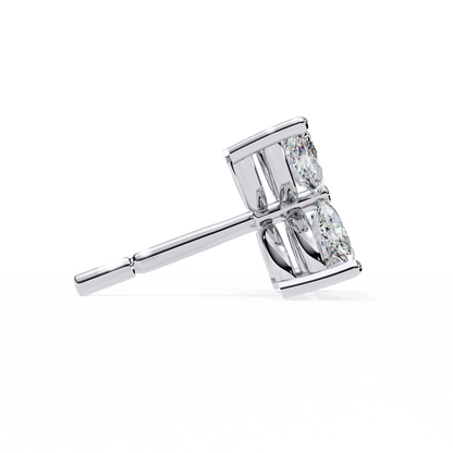 Marquise Mist – Lab Diamond Minimal Earrings