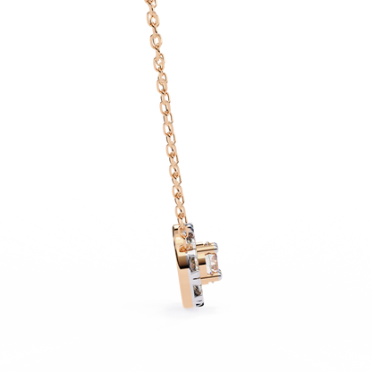 Starlit Charm – Round Lab Diamond Trio Necklace