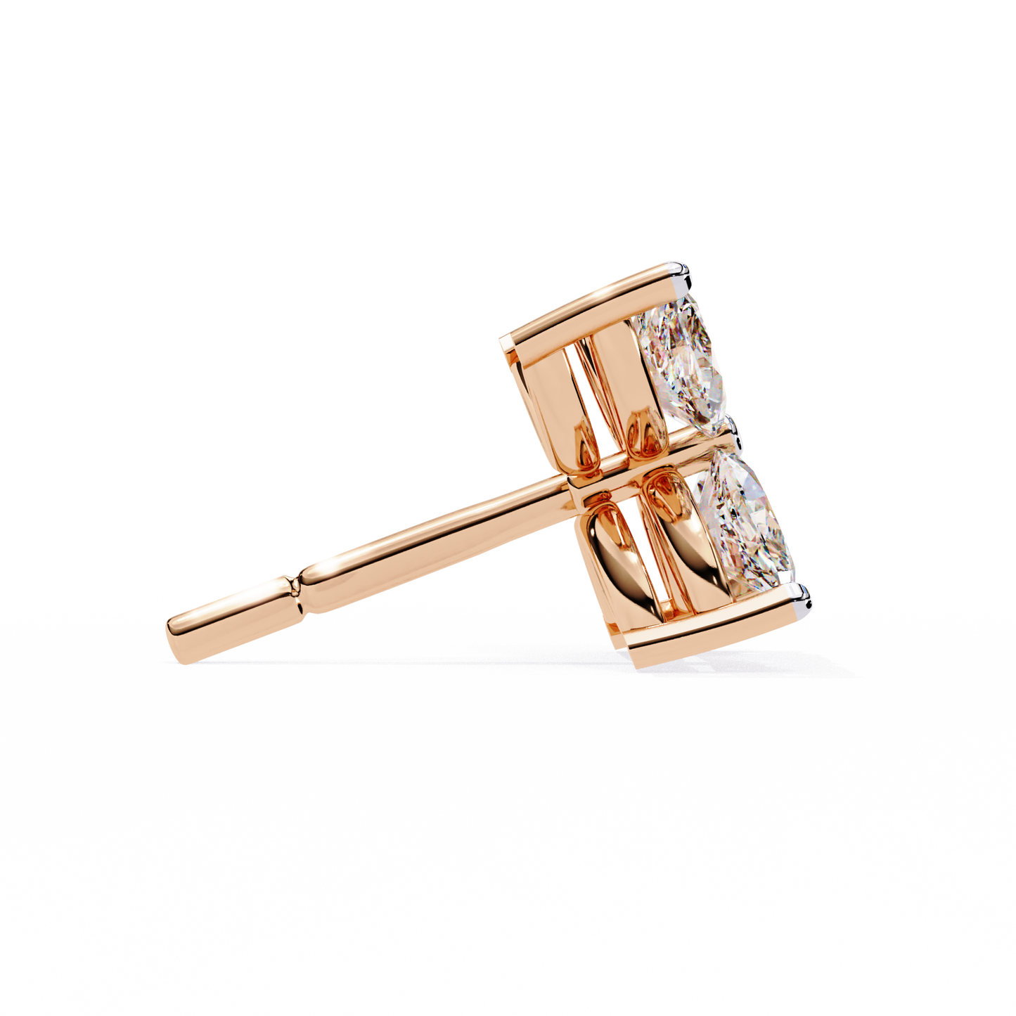 Marquise Mist – Lab Diamond Minimal Earrings