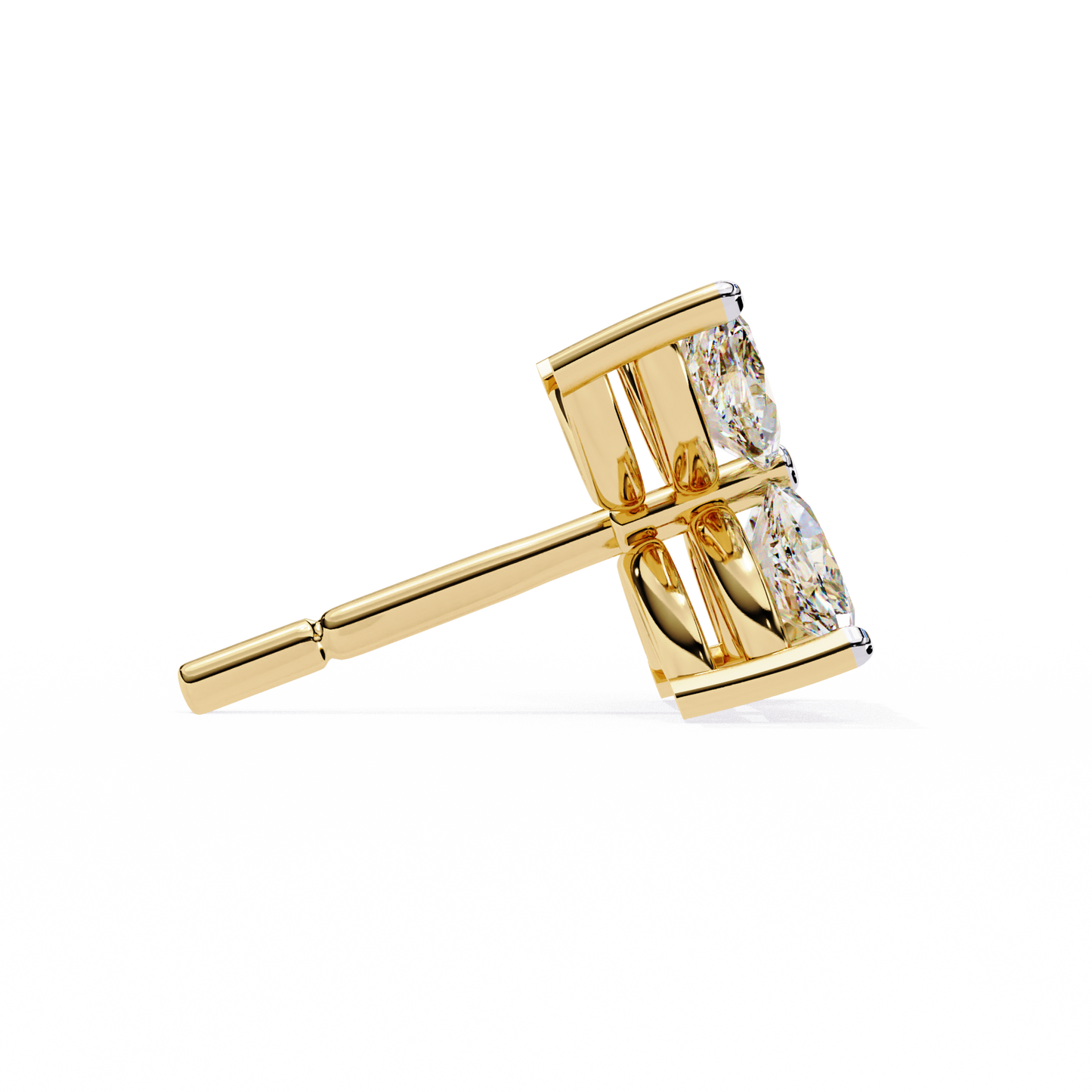 Marquise Mist – Lab Diamond Minimal Earrings