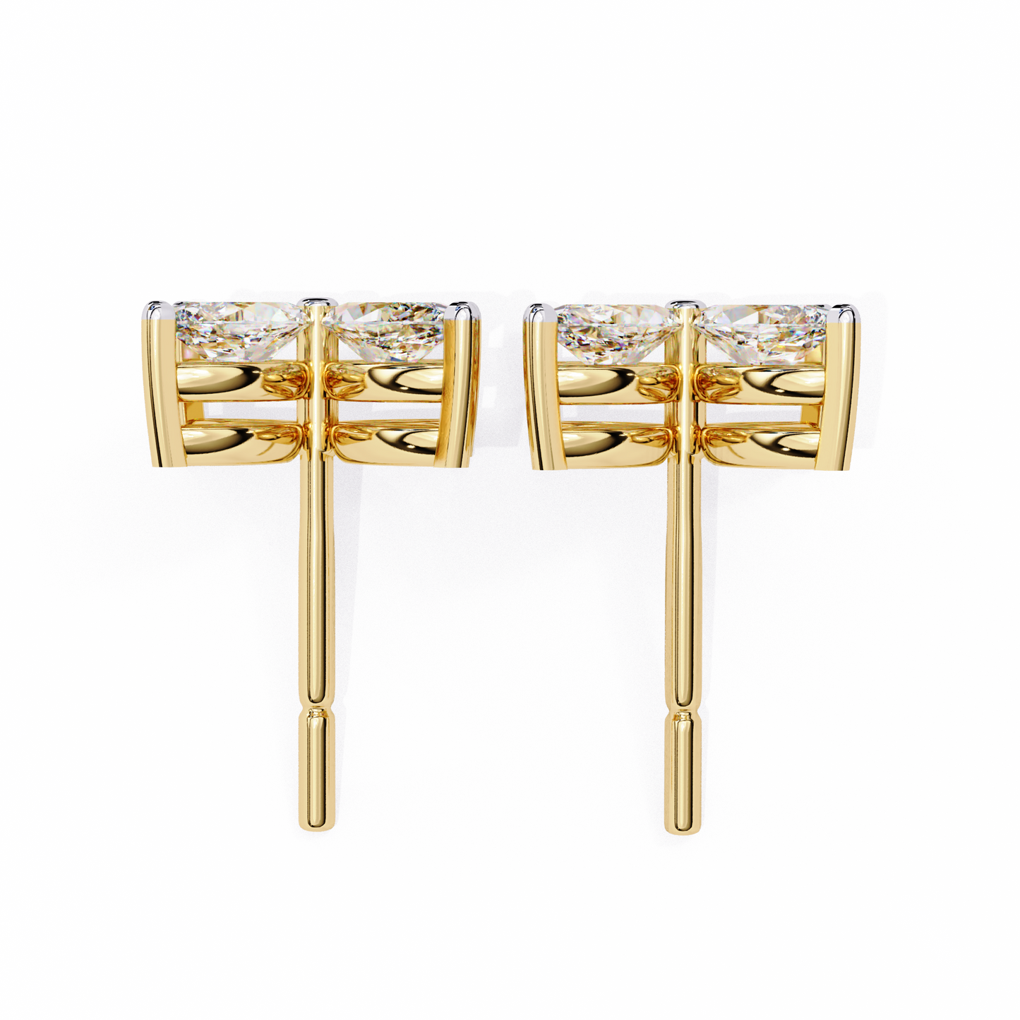 Marquise Mist – Lab Diamond Minimal Earrings
