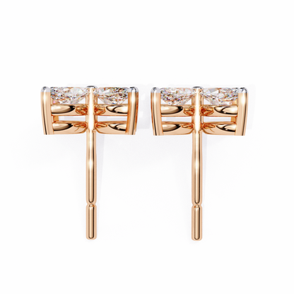Marquise Mist – Lab Diamond Minimal Earrings