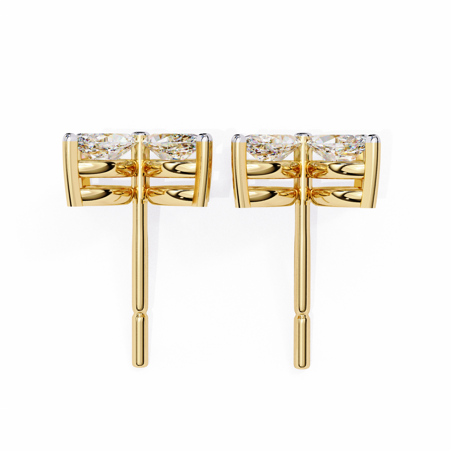Marquise Mist – Lab Diamond Minimal Earrings