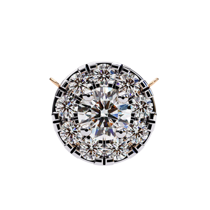 Starlit Charm – Round Lab Diamond Trio Necklace