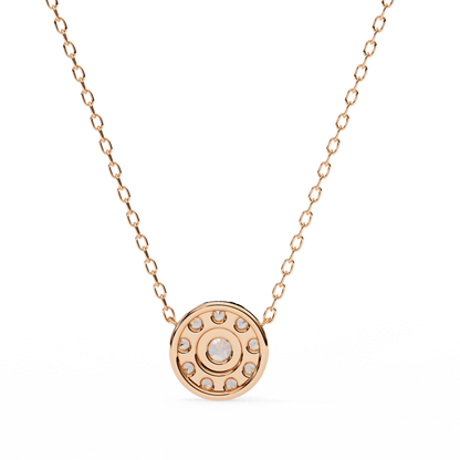 Starlit Charm – Round Lab Diamond Trio Necklace