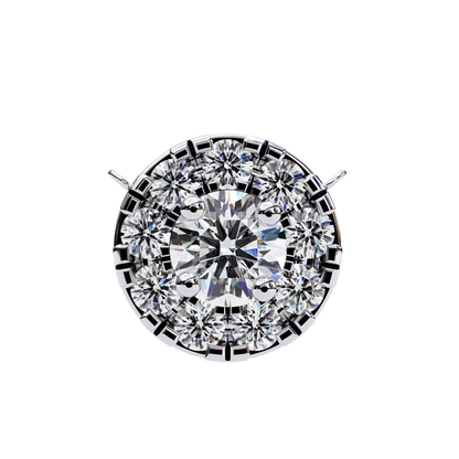 Starlit Charm – Round Lab Diamond Trio Necklace