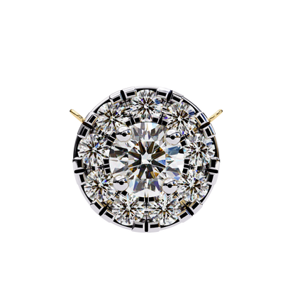 Starlit Charm – Round Lab Diamond Trio Necklace