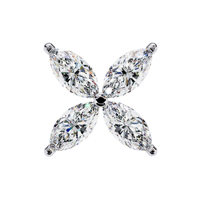 Marquise Mist – Lab Diamond Minimal Earrings