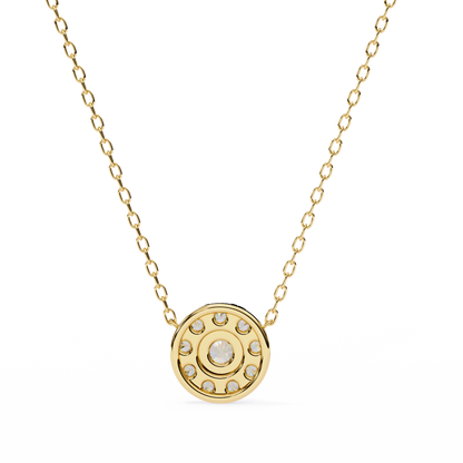Starlit Charm – Round Lab Diamond Trio Necklace