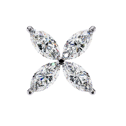 Marquise Mist – Lab Diamond Minimal Earrings
