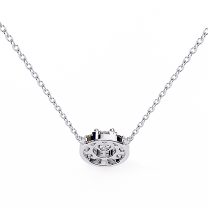 Starlit Charm – Round Lab Diamond Trio Necklace