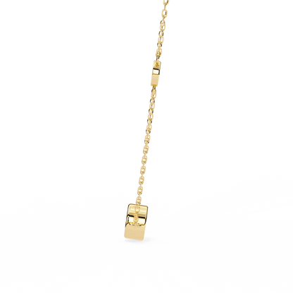 Trinity Dots – Round Lab Diamond Minimal Necklace