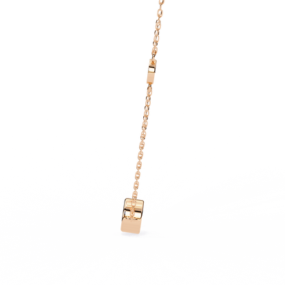 Trinity Dots – Round Diamond Minimal Necklace