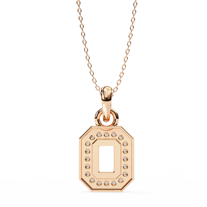 Golden Loop – Lab Diamond Chain Accent Necklace