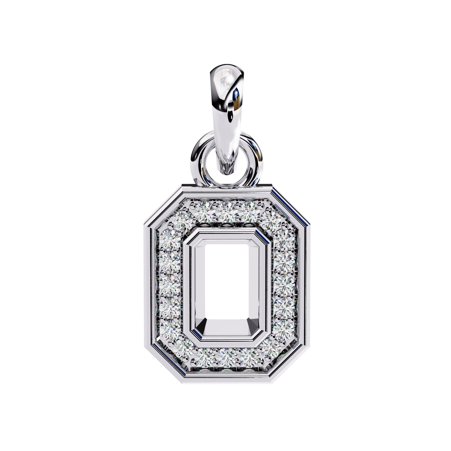 Golden Loop – Lab Diamond Chain Accent Necklace