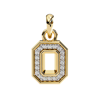 Golden Loop – Lab Diamond Chain Accent Necklace