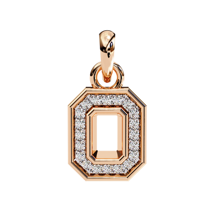Golden Loop – Lab Diamond Chain Accent Necklace