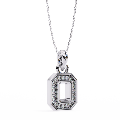 Golden Loop – Lab Diamond Chain Accent Necklace