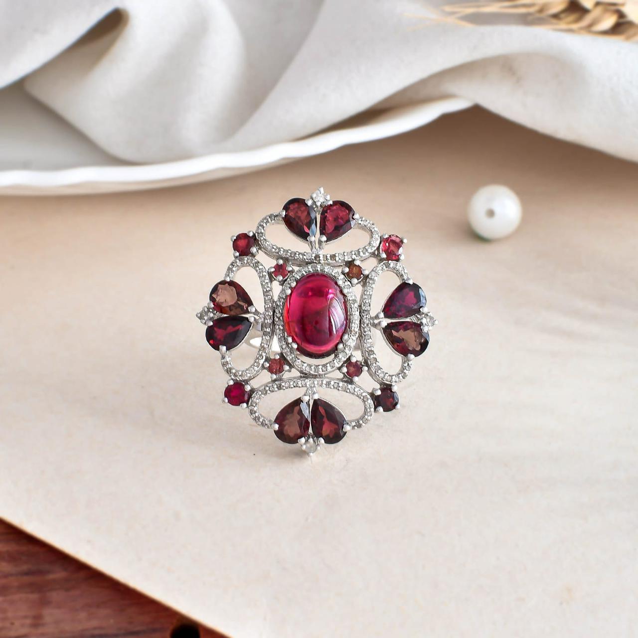 Crimson Royale Ring