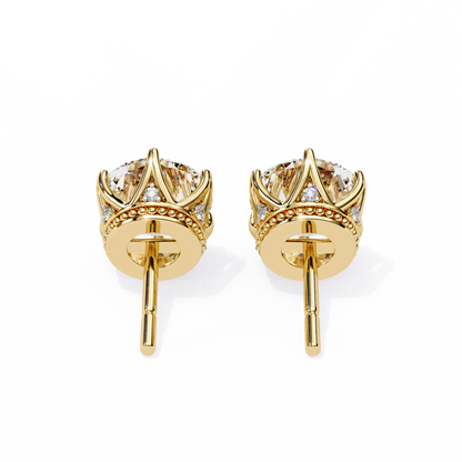 Stardust Cluster – Round Lab Diamond Multi-Stone Studs