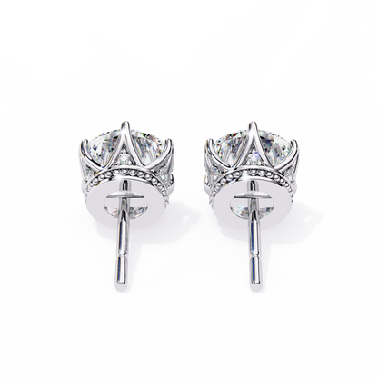 Stardust Cluster – Round Lab Diamond Multi-Stone Studs
