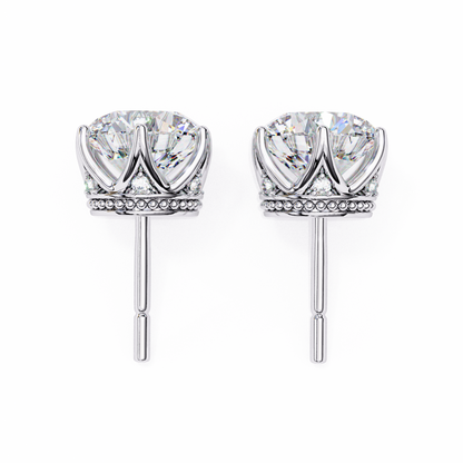 Stardust Cluster – Round Lab Diamond Multi-Stone Studs