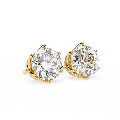 Stardust Cluster – Round Lab Diamond Multi-Stone Studs