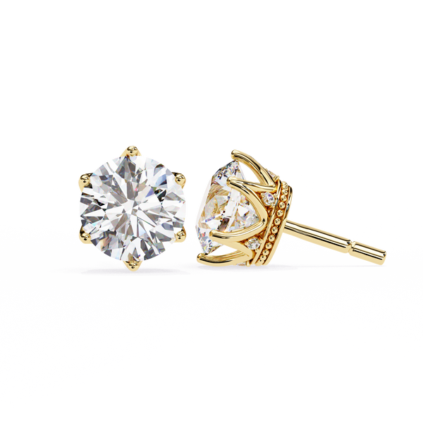 Stardust Cluster – Round Diamond Multi-Stone Studs