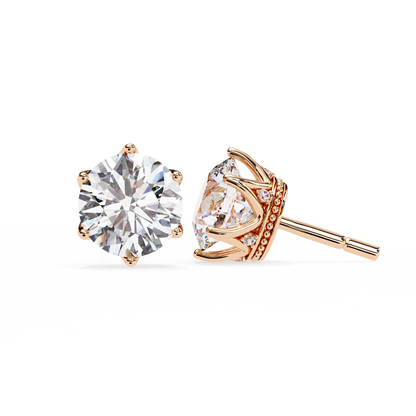Stardust Cluster – Round Lab Diamond Multi-Stone Studs