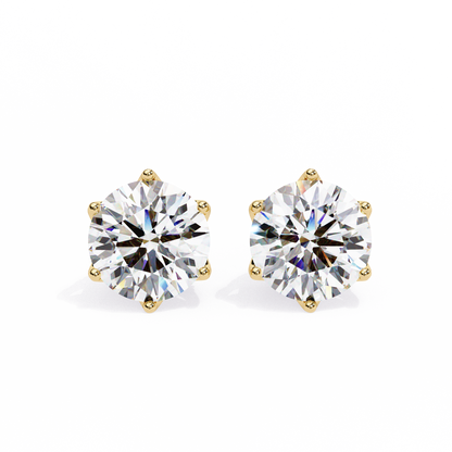 Stardust Cluster – Round Lab Diamond Multi-Stone Studs