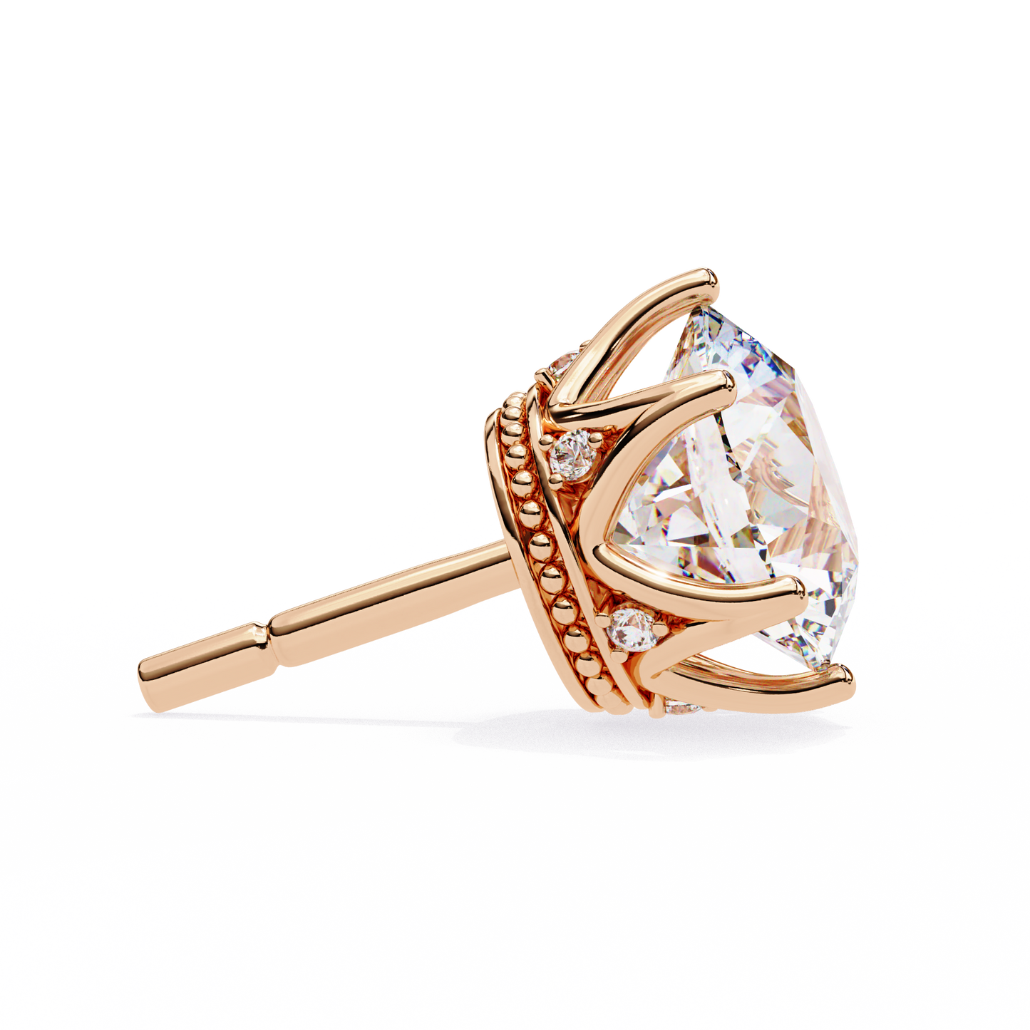 Stardust Cluster – Round Lab Diamond Multi-Stone Studs