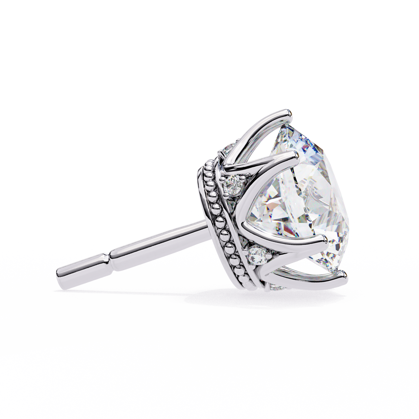 Stardust Cluster – Round Lab Diamond Multi-Stone Studs