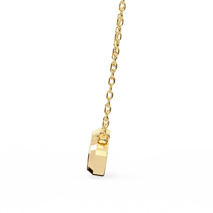 EAST~WEST   - Marquise Cut Lab Diamond Pendant Necklace