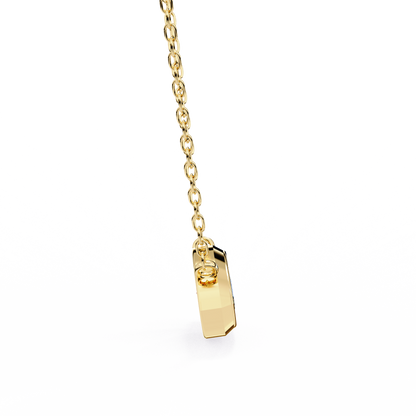 EAST~WEST   - Marquise Cut Lab Diamond Pendant Necklace