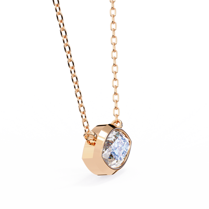 EAST~WEST   - Marquise Cut Lab Diamond Pendant Necklace